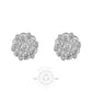 5MM Flower Set Diamond Earrings 12 CTW