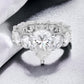 14K White Gold Pear Shape Halo Engagement Ring 17 CTW
